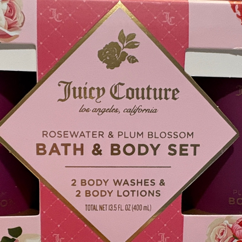 Juicy Couture Pink & Purple Body Wash Set - Picture 2 of 6